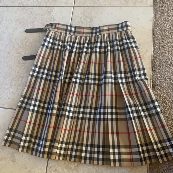 Vintage y2k Burberrys pleated skirt plaid nova - Picture 3 of 5